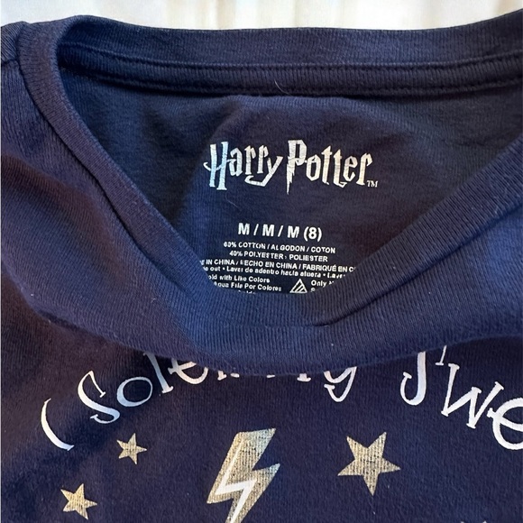 Girls Size 8 Harry Potter Ruffled Hem Long sleeve shirt - Picture 2 of 4